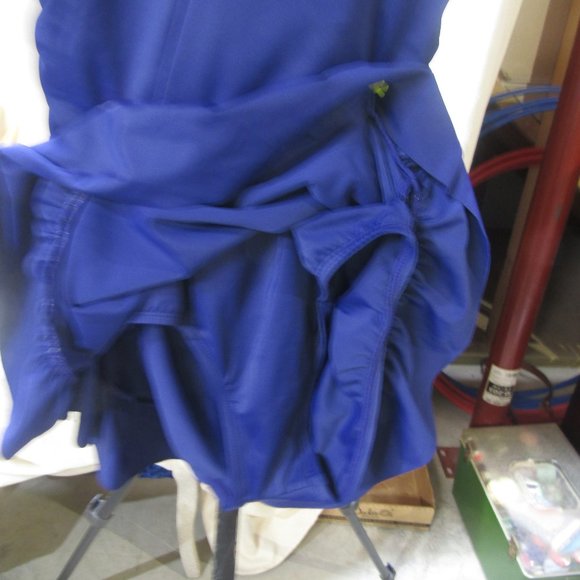 blue 1 pc bathing suit size 10 - Picture 3 of 5